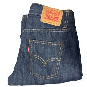 Levi’s Straight Leg Blue Jeans – Size 10 – Dark Wash 100% Cotton Classic Fit